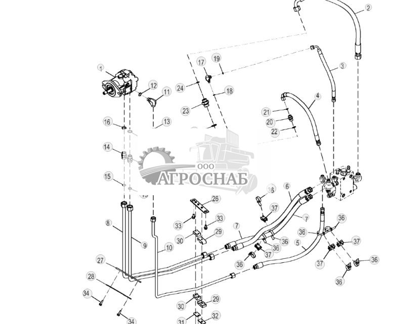 Двигатель привода реверсивного вентилятора и трубопровод - ST806641 227.jpg